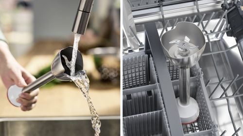 Пасатор Bosch MSM4W421, SER4, Blender, ErgoMaster, 800 W, Dynamic Speed Control, QuattroBlade System, Included Blender, Chopper, Stainless steel whisk & Measuring cup, White