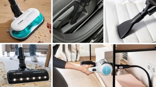 Прахосмукачка Bosch BCS71HYG2, Cordless Handstick Vacuum Cleaner, Unlimited 7, ProHygienic Aqua, 2in1 for wet & dry cleaning, White