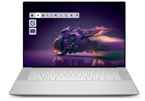 Лаптоп Dell 16 Premium DA16250, Intel Ultra 7 255H (16 Cores, up to 5.1GHz Turbo), 16.3", Touch 4K OLED, 400 nit, 48-120Hz, 32GB, LPDDR5X, 7467MT/s, integrated,, 1TB M.2 SSD, NVIDIA RTX 5060, 8GB GDDR7, FHD IR Cam and Mic, Wi-Fi 7, FPR, Backlit Kb, Win11 