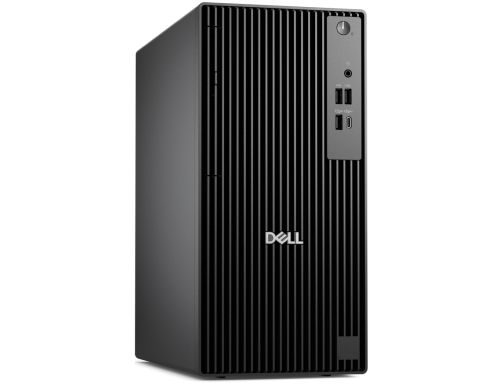 Настолен компютър Dell Pro Tower QCT1255, AMD Ryzen 5 8600G (16 TOPS NPU, 6 cores, up to 5.0GHz), 16 GB: 2 x 8 GB, DDR5, up to 4800 MT/s, 512GB SSD, Integrated Graphics, 8x DVD+/-RW, Bulgarian Keyboard&Mouse, 180W, Ubuntu, 3Y PS