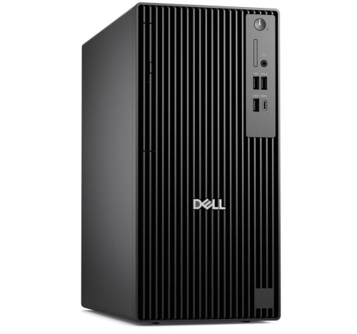 Настолен компютър Dell Pro Tower Plus QBT1250, Intel Core Ultra 5 235 (13 TOPS NPU, 14 cores, up to 5.0GHz), 16GB: 1 x 16GB, DDR5, up to 5600 MT/s, 512GB SSD, Integrated Graphics, 8x DVD+/-RW, Bulgarian Keyboard&Mouse, 260W, Ubuntu, 3Y PS