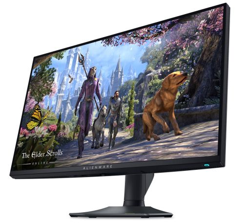 Монитор Dell Alienware AW2725QF, 27" LED Anti-Glare, IPS, 0.5 ms GtG, AMD FreeSync Premium Pro, NVIDIA G-SYNC, 1000:1, 500 cd/m2, 4K UHD (3840 x 2160), 180Hz, 100% sRGB, 95% DCI-P3 ,HDMI, DP, USB 3.2 hub, USB-C, PIP, PBP, Height Adjustable, Pivot, Swivel,